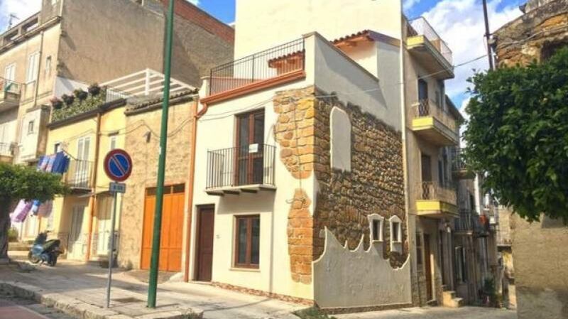 Corner house in Cianciana, Sicily
