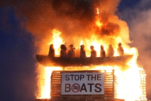In pictures: Eleventh Night bonfires across Northern Ireland