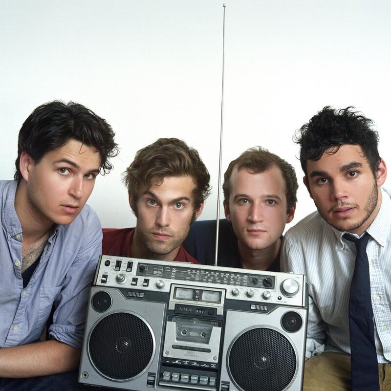 Vampire Weekend: (from left) Ezra Koenig, Christopher Tomson, Chris Baio and Rostam Batmanglij