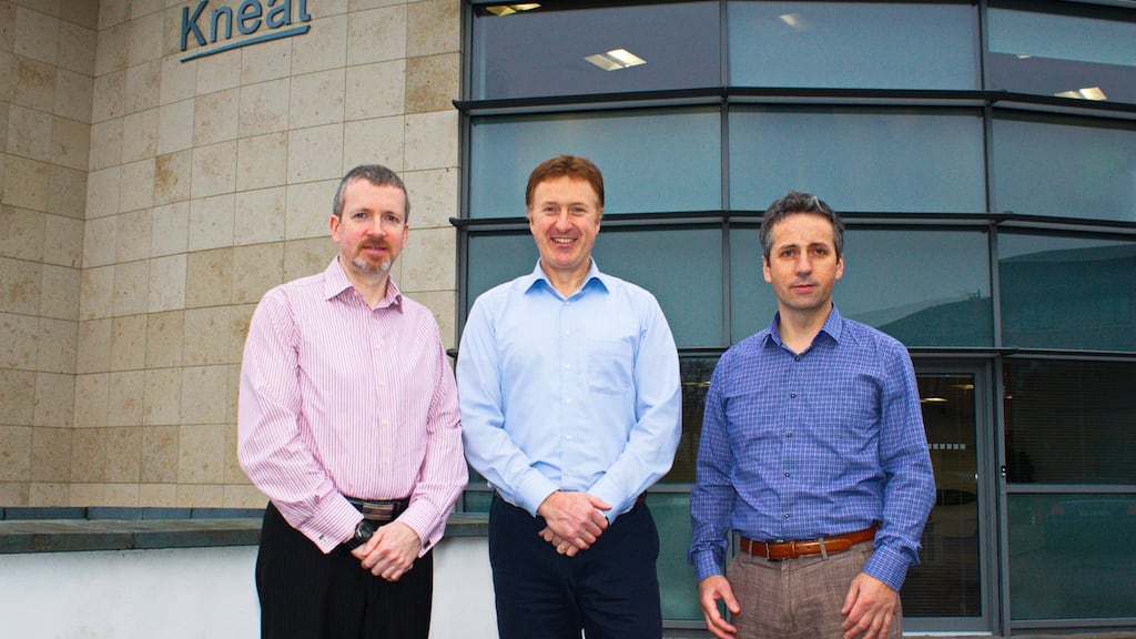 Kneat co-founders Kevin Fitzgerald, Eddie Ryan and Brian Ahearne