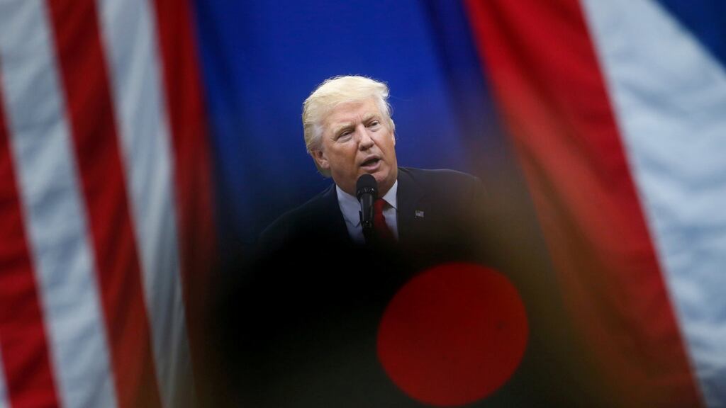 “Republican US presidential nominee Donald Trump  has specialised in the erratic and abusive.” Eric Thayer/Reuters