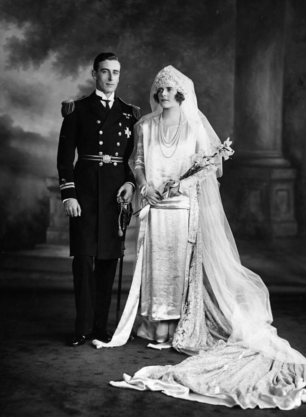 On July 18th, 1922, the big event in London was the wedding of Lord Louis Mountbatten and Edwina Ashley, at St Margaret’s Chapel, Westminster. Photograph: Getty Images.