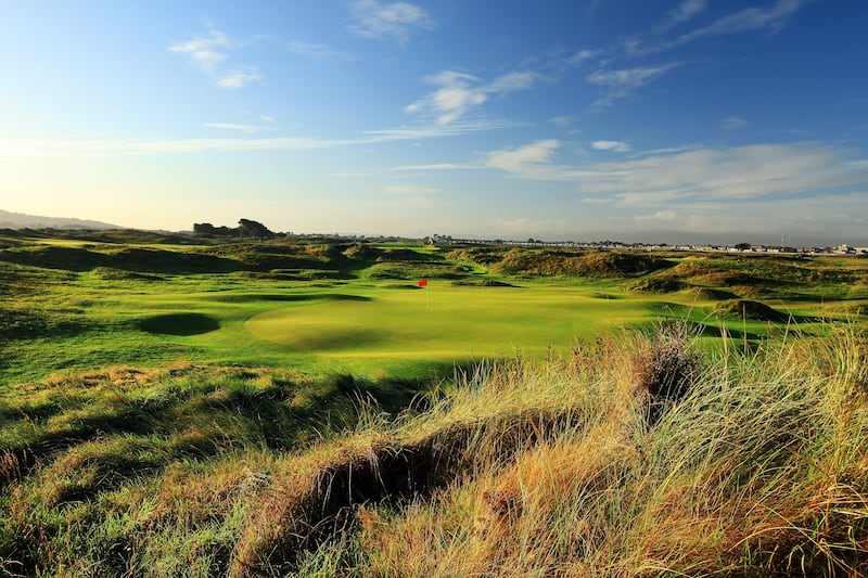The par 3, 7th hole at Portmarnock Golf Club on October 19, 2010 in Portmarnock. Photograph: David Cannon/Getty