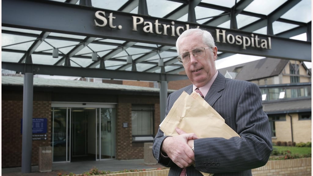 The payment of a personal cheque by Dr John Griffin (above) to a patient as a full and final settlement of a complaint, without admission of liability, was “unconventional”, an investigation by St Patrick’s Mental Health Services has found. File photograph: Brenda Fitzsimons/The Irish Times