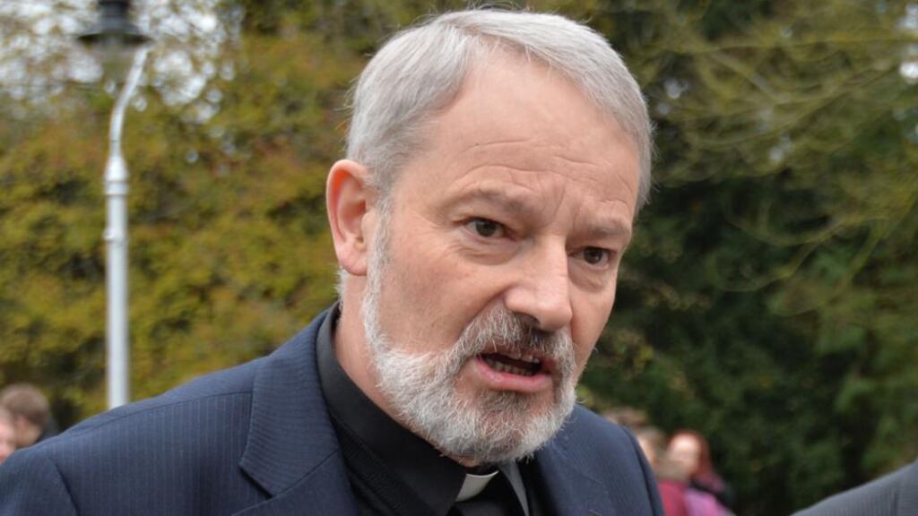 Bishop Kevin Doran of Elphin has said Catholic parishes in Ireland may go beyond the pope’s call to house one refugee family and take in two. Photograph: Alan Betson/The Irish Times