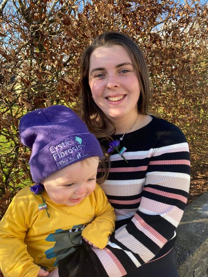 Louise Ferncombe with her son Joseph