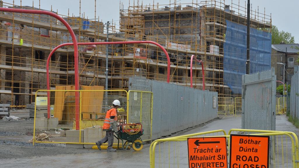 The O’Devaney Gardens social housing complex near the Phoenix Park in Dublin 7 under construction. File photograph: Alan Betson/The Irish Times