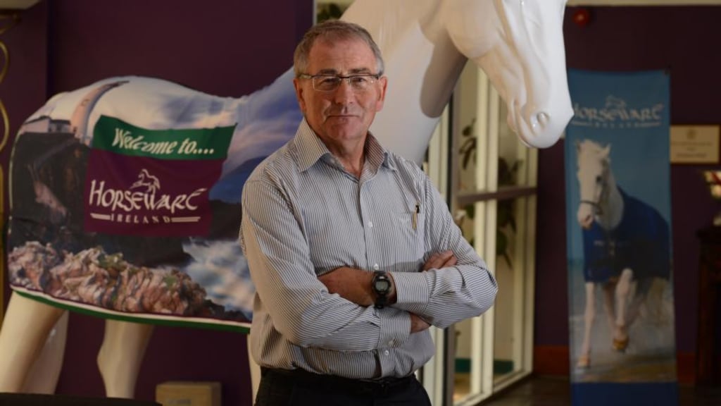 Tom MacGuinness, owner of Horseware at his premises in Dundalk. Photograph: Cyril Byrne