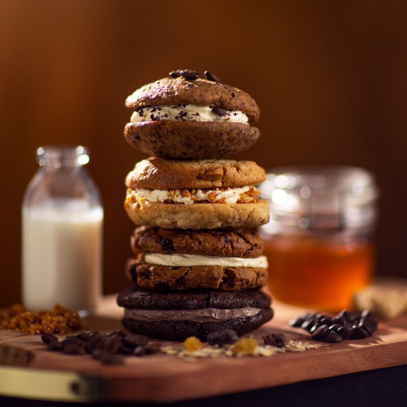 Cookies made with organic heritage grains from My Cookie Sandwich.
