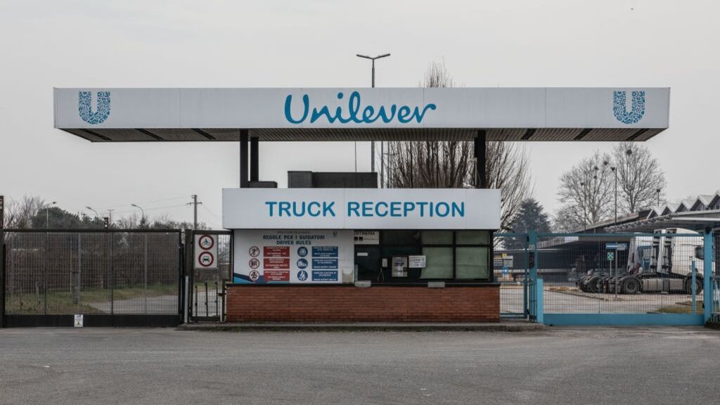 Unilever shares are down about 9% in the past 12 months. File photograph: Getty