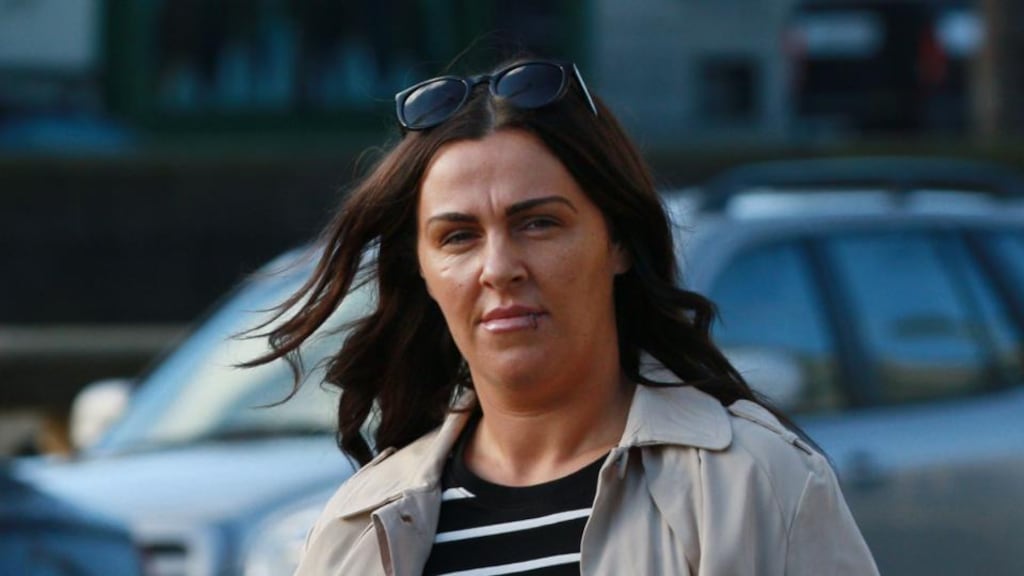 Lydia McCarthy, with an address at Alexandra Place, East Road, East Wall, pictured leaving Dublin District Court. Photograph: Courts Collins