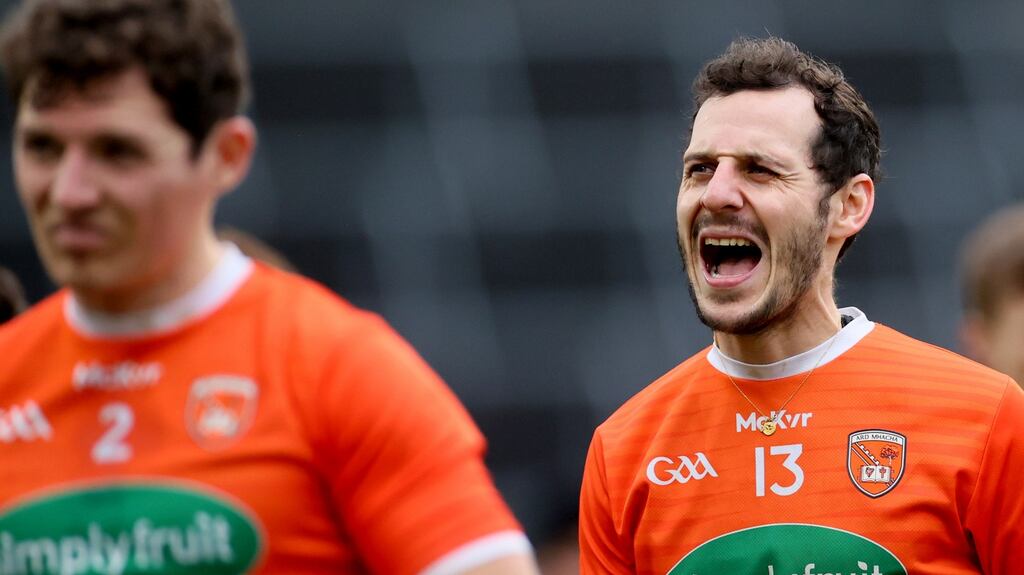 Oisín McConville believes Jamie Clarke could have played his last game for Armagh. Photograph: James Crombie/Inpho
