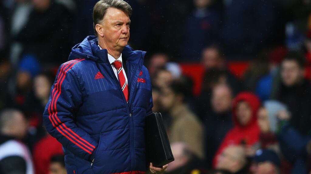 Adidas boss Herbert Hainer is not a fan of the style of Manchester United’s play under Louis van Gaal. Photograph: Alex Livesey/Getty Images