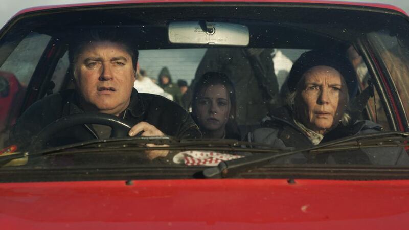 Pat Shortt, Fionnula Flanagan and Kelly Thornton in ‘Life’s a Breeze’