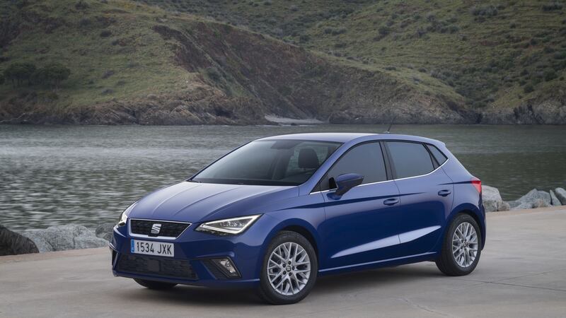 The Ibiza SE comes with a  five-inch touchscreen media system, air conditioning, alloy wheels, Bluetooth phone connection, ambient lighting, and plenty of safety add-ons