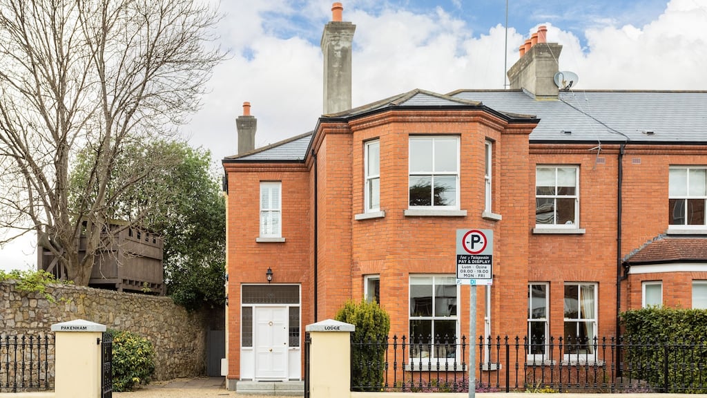 Pakenham Lodge, on Pakenham Road, Monkstown, Co Dublin, extends to 2,239sq ft and comes to the market for €1.595 million