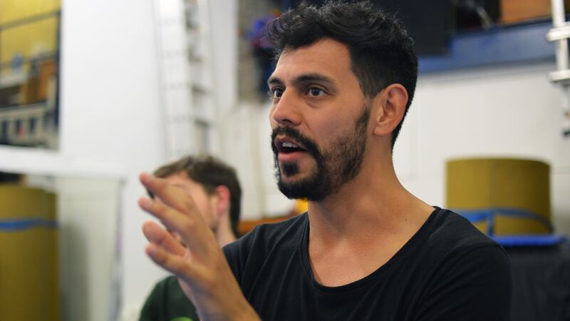 Clown school instructor Toto (Ezequiel Olazar) from Argentina.