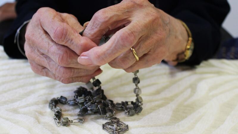 Rita (March) - “I was born in 1926 in Belfast. My mother died when I was very young and we moved to Ballyshannon in Donegal. My father died in an accident and we moved back to Belfast to be with my grandmother. My first job was at the Admiralty Office in Belfast. I got married in Manchester in 1952 and we moved 17 times due to my husband’s job. We had three daughters. I worked at LLoyds Bank in the City for 10 years, commuting from Essex. When I retired, I lived in Banbury, then moved to Southampton. In 2008, I moved to Reading. I love going out, gin and tonic and Jim Reeves.”