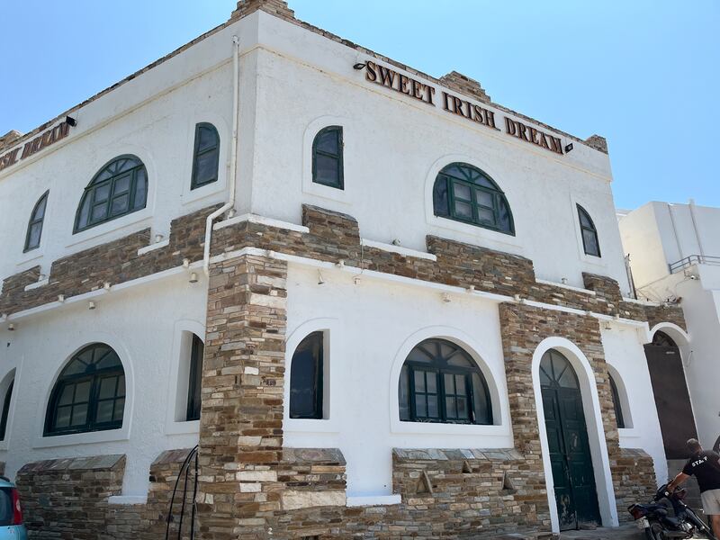 The Sweet Irish Dream pub on Ios. Photograph: Jack Power