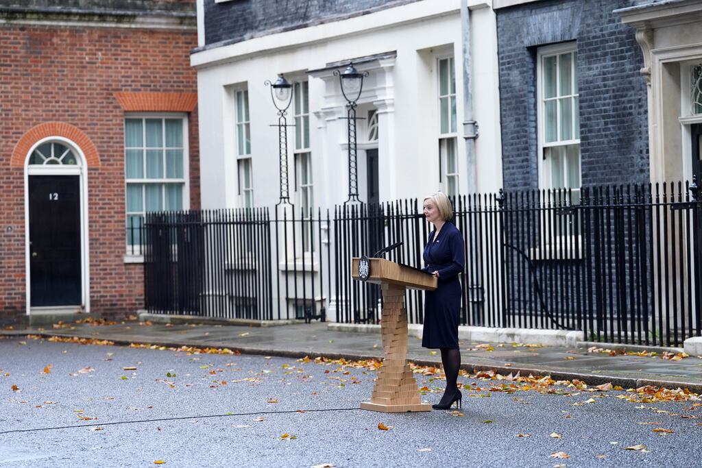 Liz Truss: it will be in Ireland's interests if her successor can stabilise the British economy