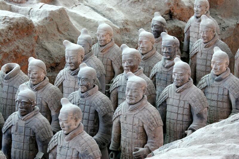 Terra-cotta warriors, China