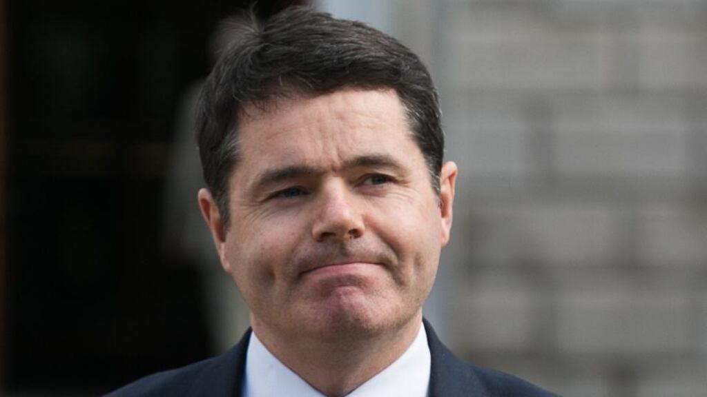 Minister for Transport, Tourism and Sport Paschal Donohoe was one of the speakers at the annual Irish Hotels Federation conference. The conference heard how the Government’s special VAT rate was crucial to lessening the rate of insolvency within the industry. Photograph: Gareth Chaney Collins