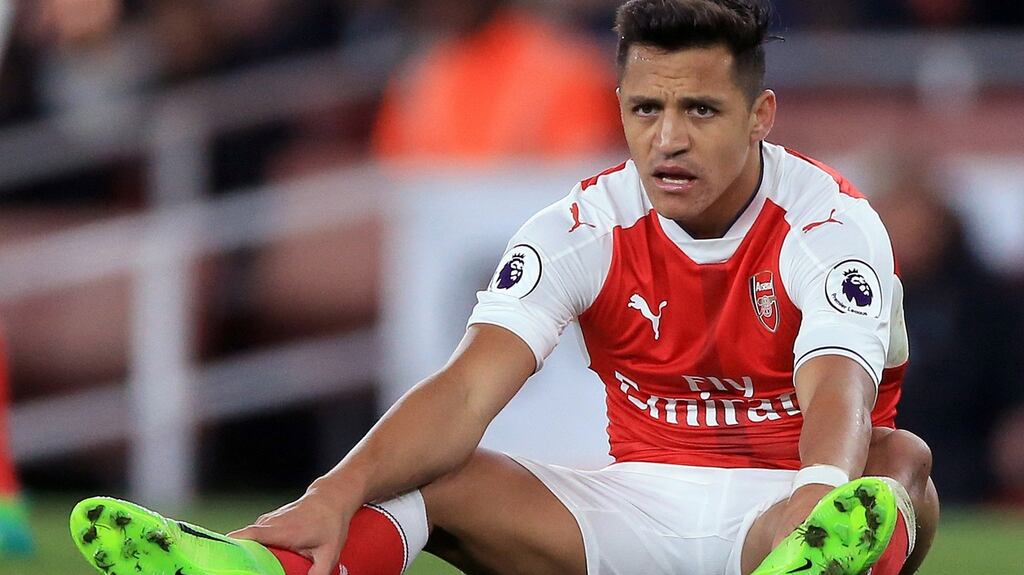 Arsene Wenger insists Alexis Sanchez has not told him he wants to leave Arsenal. Photo: Nigel French/PA Wire