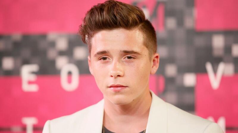 Brooklyn Beckham at the  MTV Video Music Awards in Los Angeles. Photograph:  Reuters