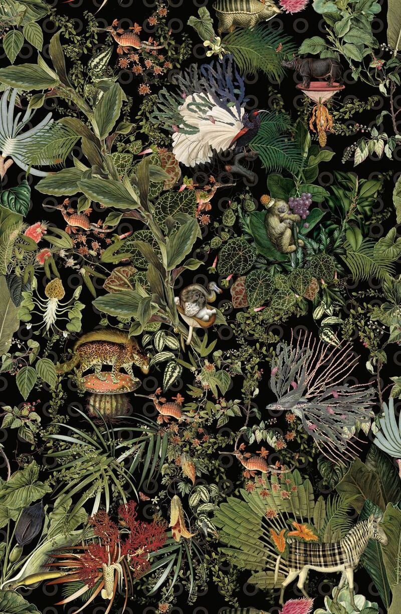 Moooi Wallcovering Extinct Animals, arte-international.com