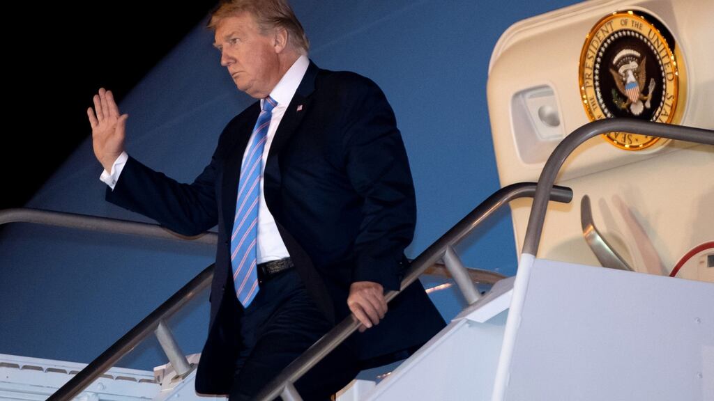 Democrats have called on the Internal Revenue Service to hand over President Donald Trump’s tax returns to legislators. Photograph: SAUL LOEB/AFP/Getty Images