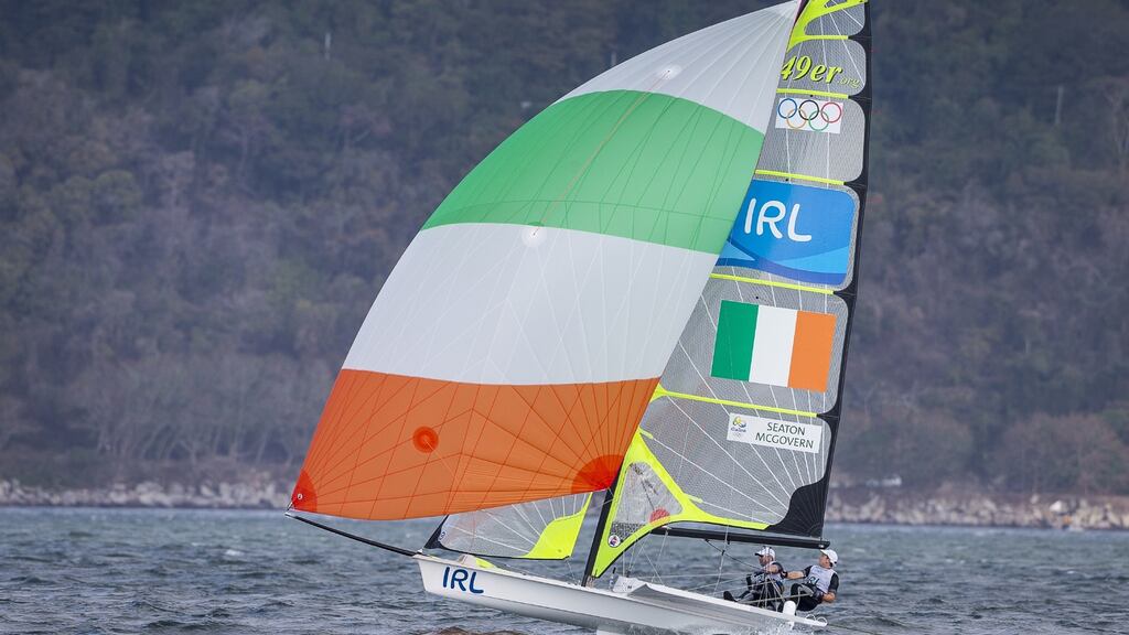 Ireland’s Ryan Seaton and Matt McGovern competing in the Rio 2016 Olympic Games. Photograph: David Branigan/Oceansport