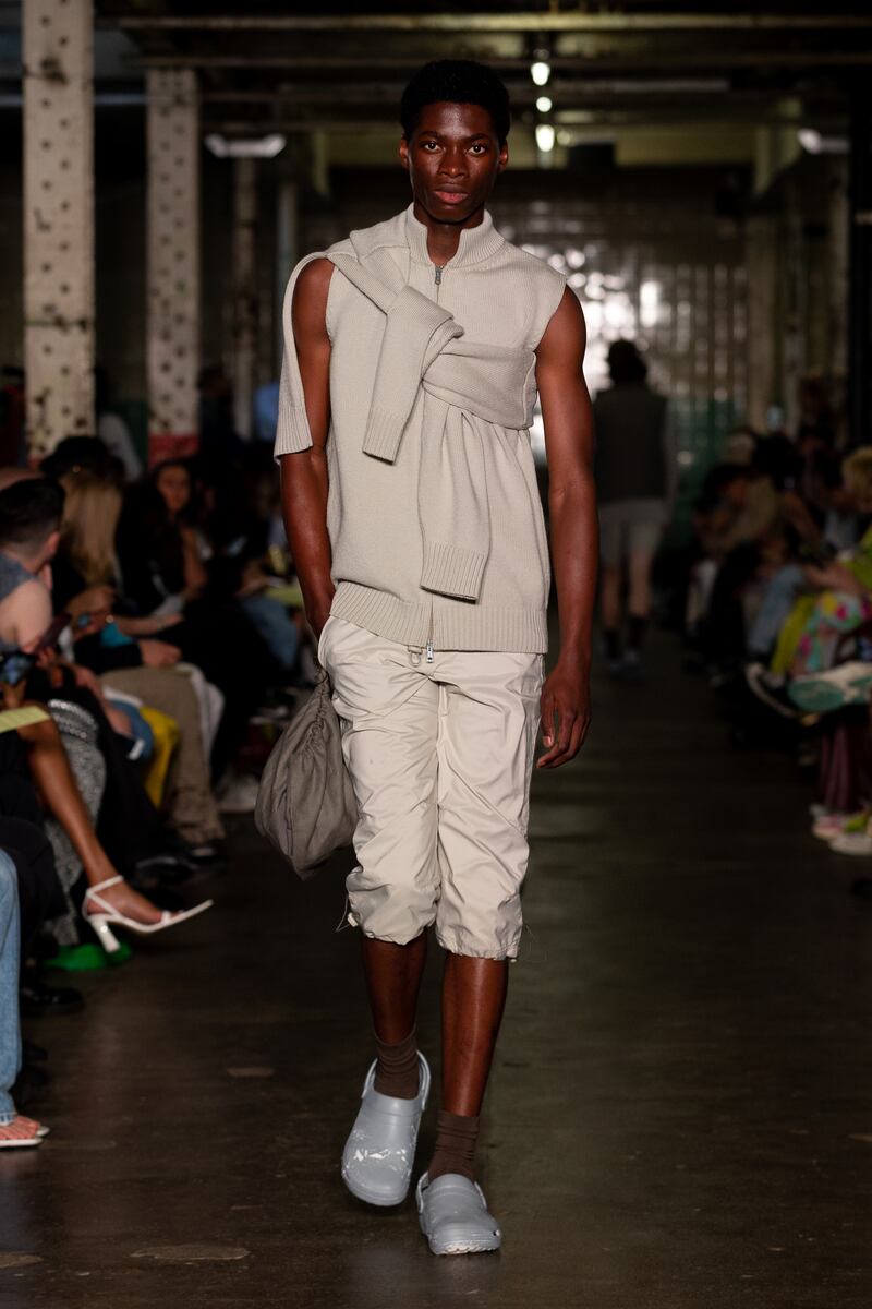 London Fashion Week June 2022 - Robyn Lynch presents her Spring Summer 2023 designs. Photograph: Chris Yates/ Chris Yates Media