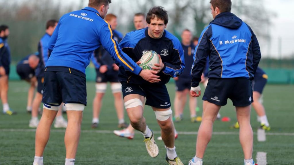 Kevin McLaughlin is one of the changes in a strengthened Leinster pack for the clash with the Ospreys. Photograph: Cathal Noonan/Inpho