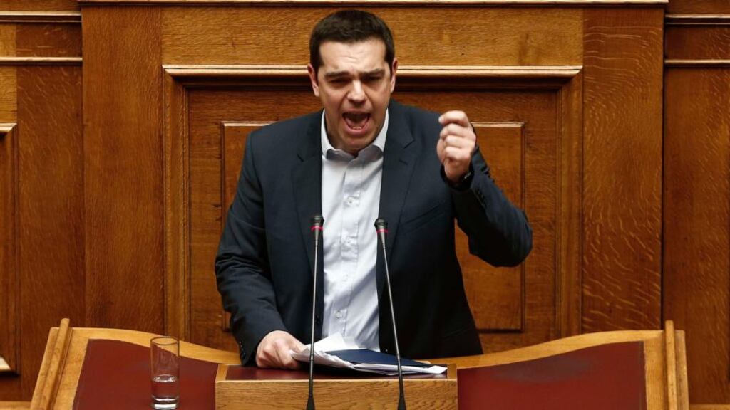 Greek prime minister Alexis Tsipras struck a defiant note when indicating he would not ask the EU for a bailout extension. Photograph: Alkis Konstantinidis/Reuters