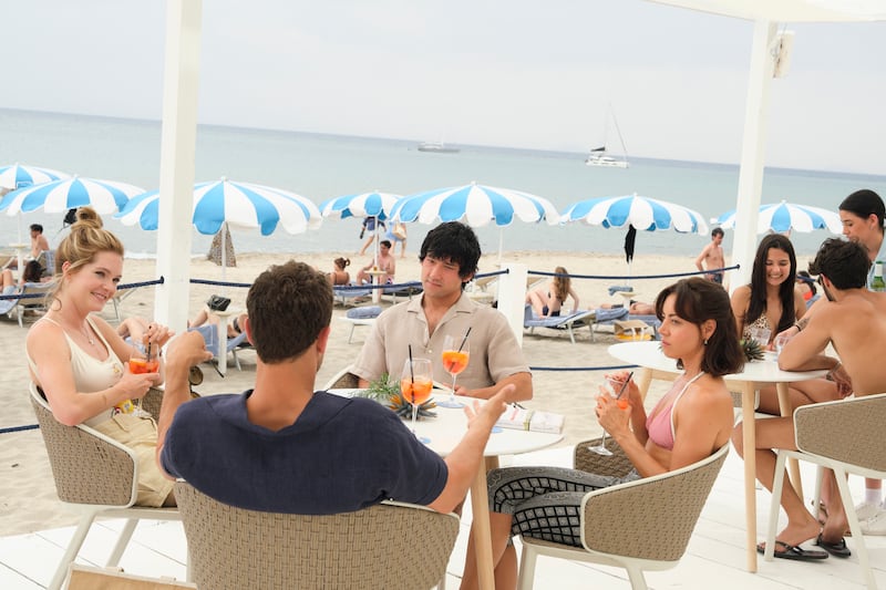 The Four Seasons resort hotel in Taormina, Sicily, is where the second season of the HBO series was filmed. Photograph: Fabio Lovino/HBO