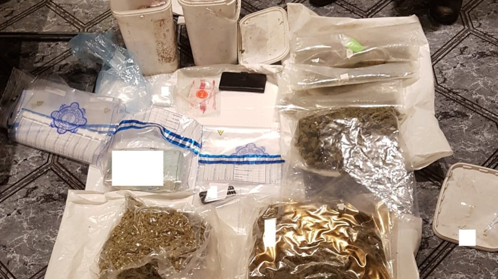 Gardaí have released an image of the drugs seized during an operation in Raheny on Thursday. Photograph: An Garda Síochána/Twitter