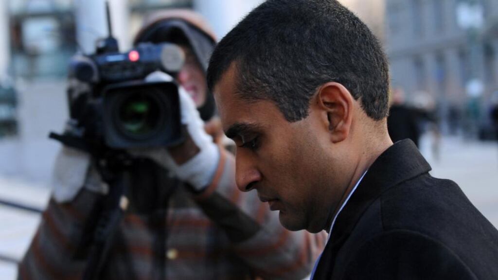 Mathew Martoma, a former portfolio manager with SAC Capital Advisors LP, arrives at federal court in New York, U.S., on Tuesday, Jan. 7, 2014. Photographer: Peter Foley/Bloomberg