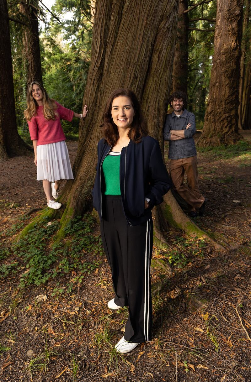 Hannah Quinn Mulligan, Rónán Ó Dálaigh and Michelle McKeown in Heated. Photograph: Damien Eagers