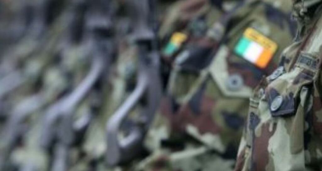 Military Judge Colonel Michael Campion fined the solider 14 days wages, about €1,350, and imposed forfeiture of 10 years seniority. File photograph: Collins