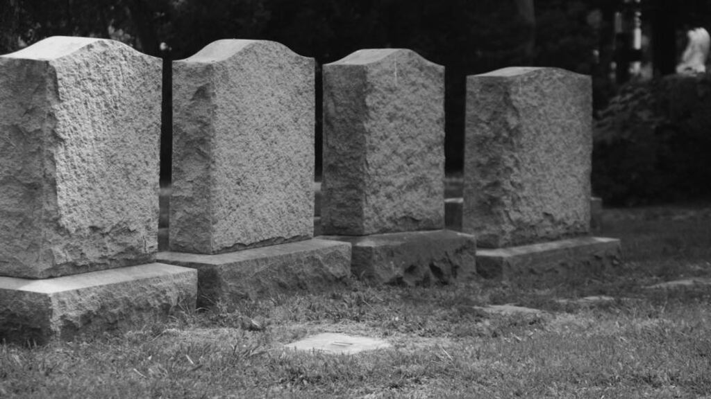 A businessman has used gravestones as flagstones for a patio which he built at his £2.2 million country mansion.