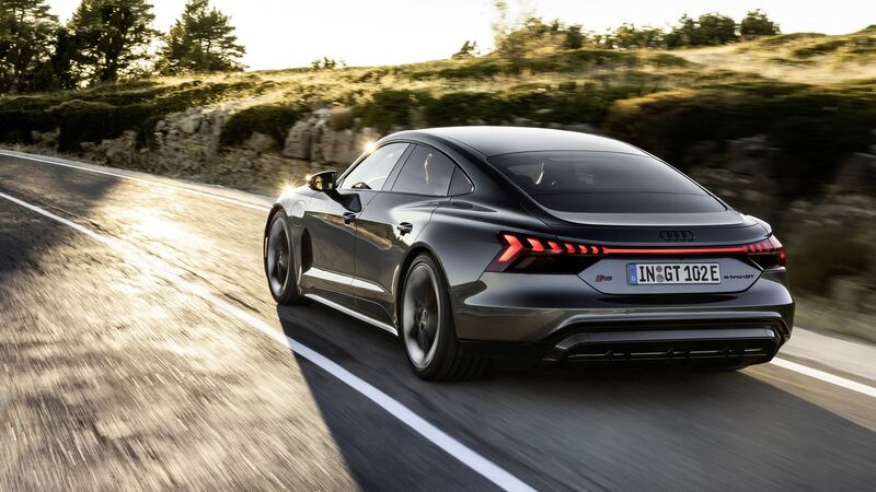 The RS version of Audi’s e-Tron GT develops a “mere” 646hp, which is still enough to make it the most powerful road car Audi has yet produced. With RS power, it will sprint to 100km/h in 3.3 seconds.