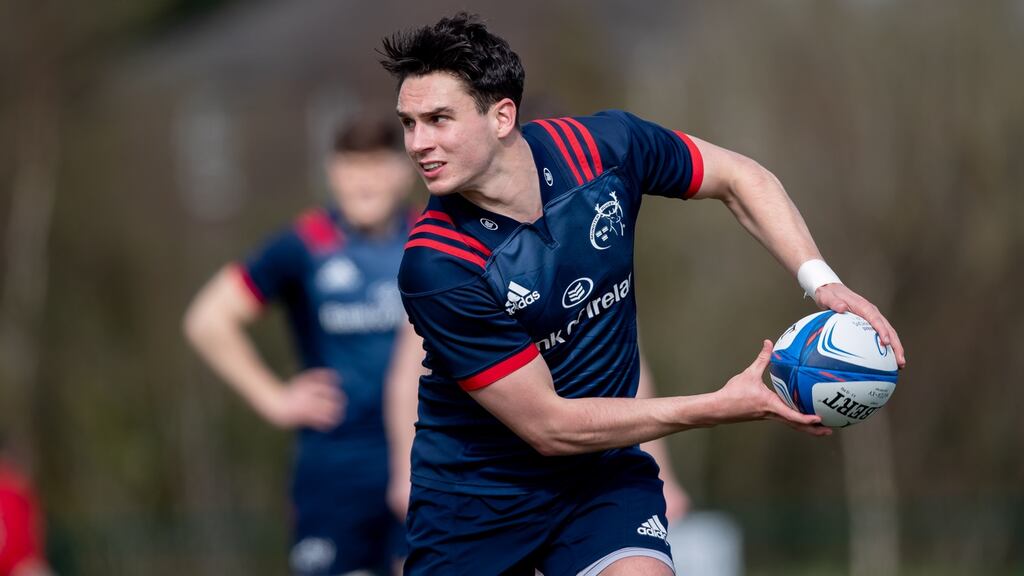 Joey Carbery has signed a new deal with Munster until 2022. Photograph: Morgan Treacy/Inpho