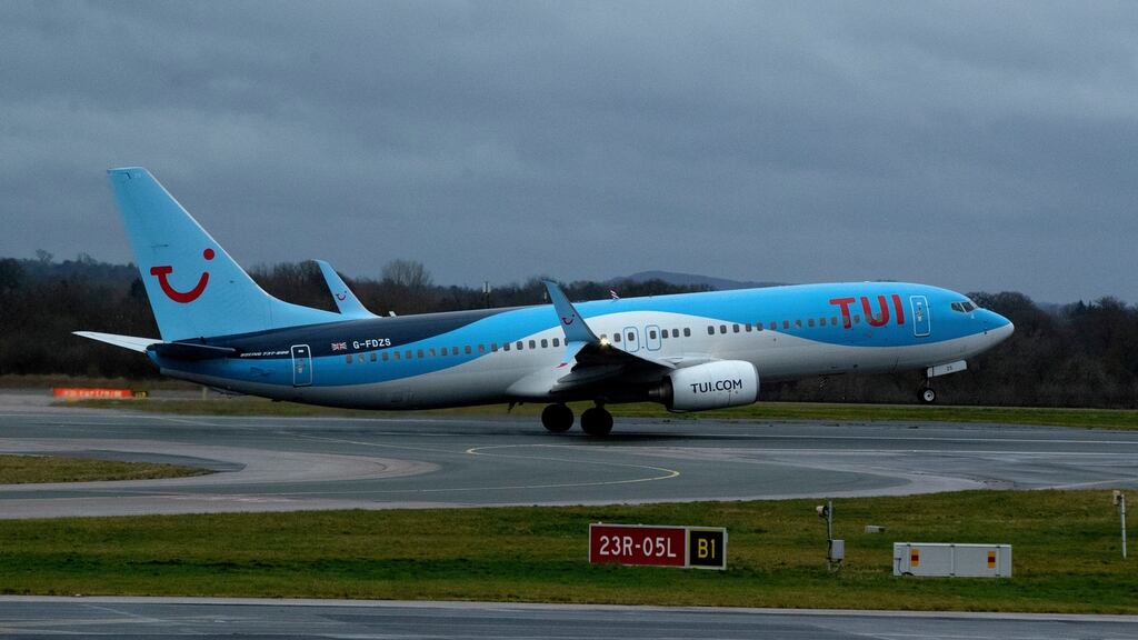 TUI Group, Europe’s biggest travel company, jumped 8.5% on a new compensation and delivery deal struck with US-based Boeing. Photograph: Peter Byrne/PA Wire