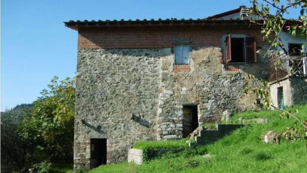 Casa Marinella, in the Brancoli region of Italy, comes with a hectare of land dotted with olive trees