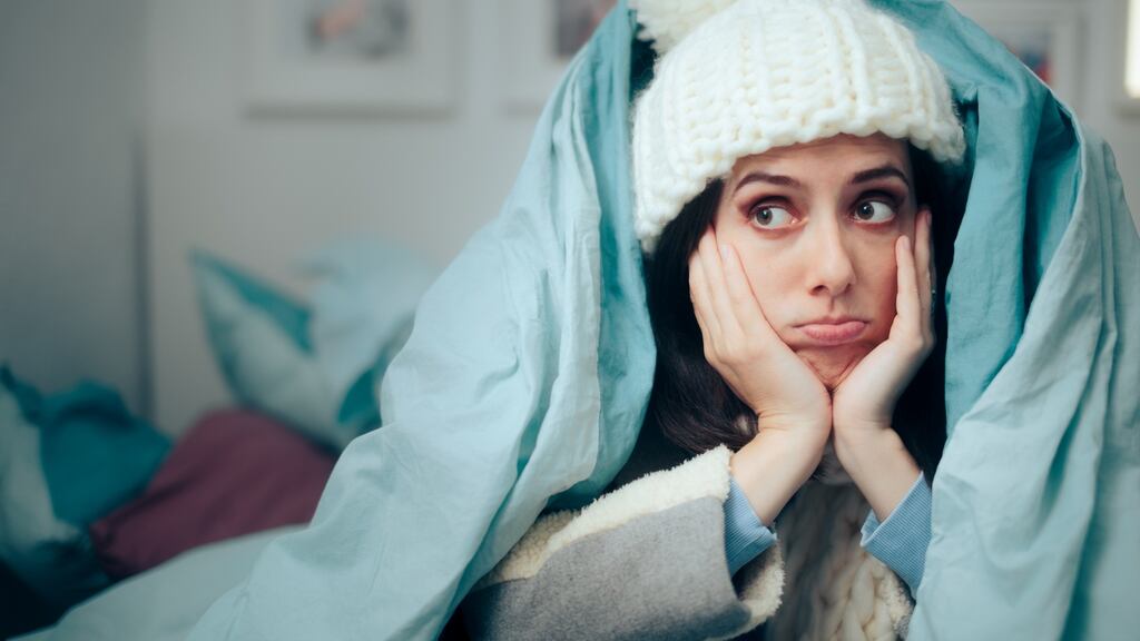 Hats off: You don’t have to suffer a chilly home. Photograph: iStock