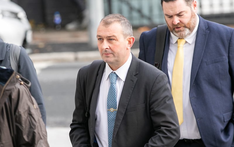Det Sgt Michael Burke at Criminal Courts of Justice in Dublin on Friday. Photograph: Gareth Chaney/PA Wire