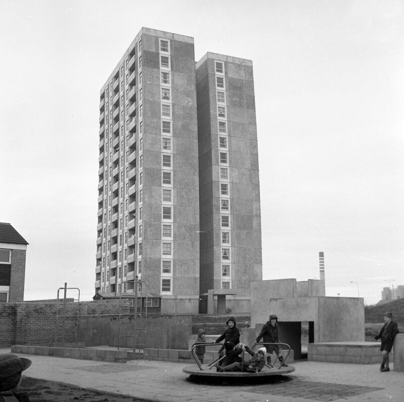 Ballymun flats in Dublin, circa 1968. Photograph: Independent News And Media/Getty Images