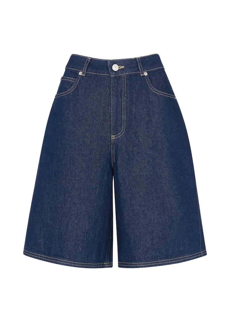 Dark denim short, €99, Whistles