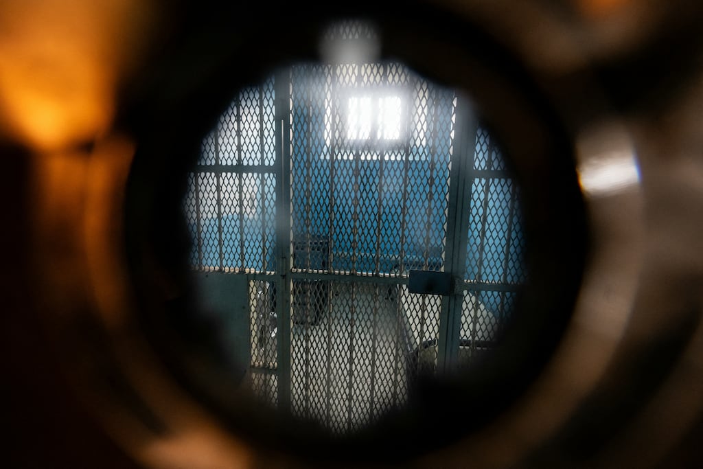 CCTV footage was harvested and showed that nobody else had entered the locked cell, the court heard. Photograph: AFP via Getty Images