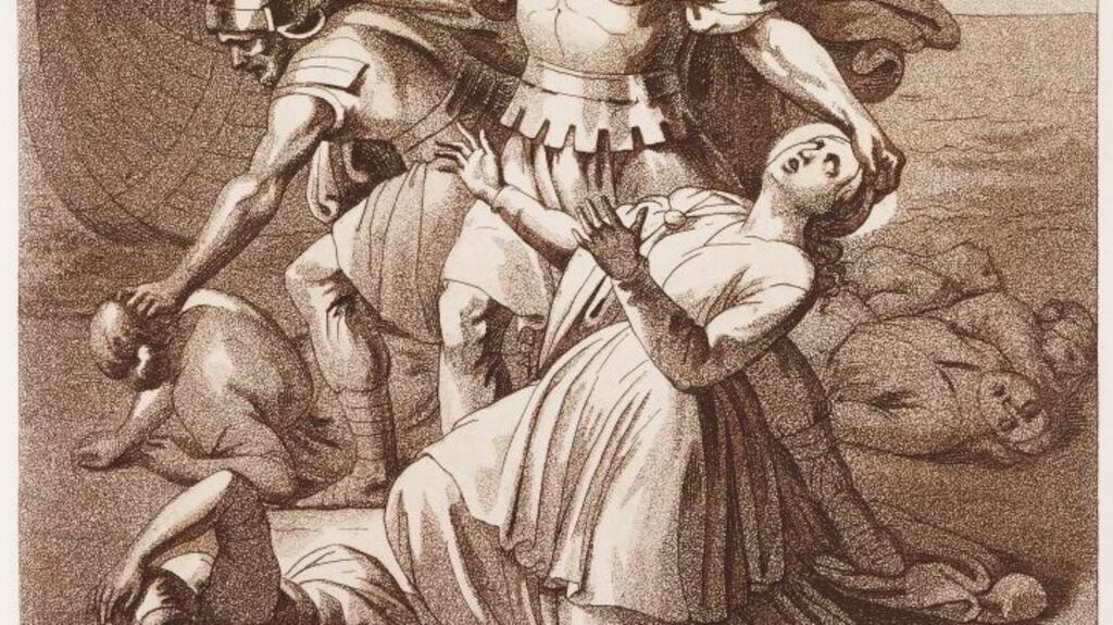 St Ursula and Her Companions, from a 19th-century engraving based on a painting by Filippo Bigioli. Getty Images